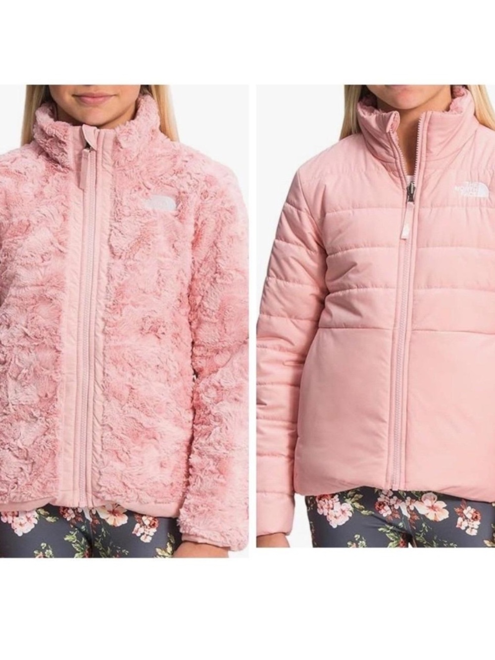 The North Face Pink Reversible Jacket